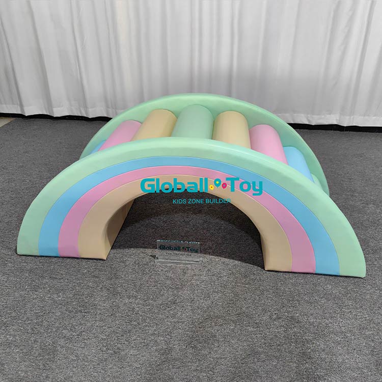 Colorful rainbow bridge customized color wood or all foam