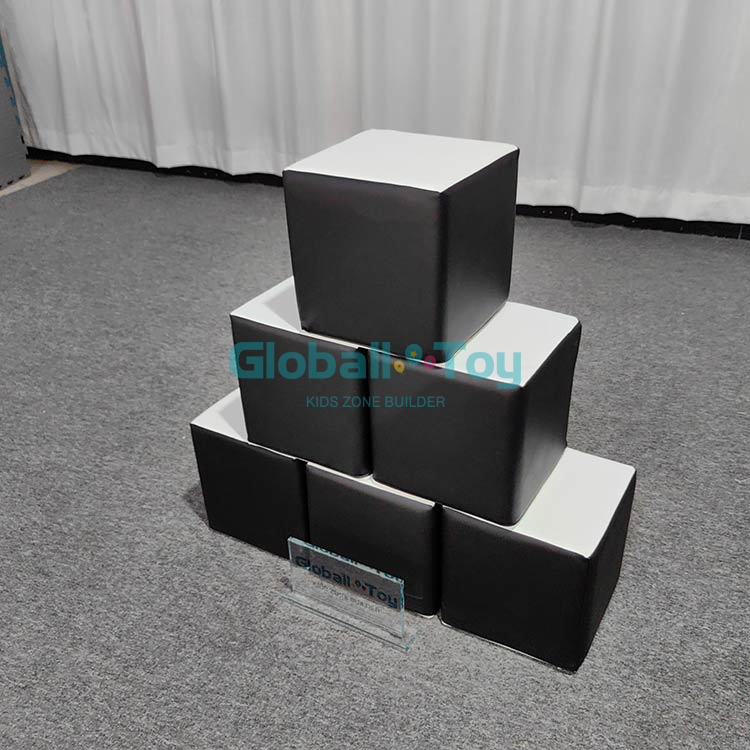 Black and white soft building blocks