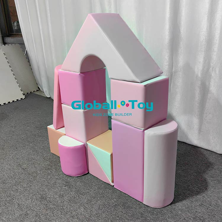 Pink soft castle blocks