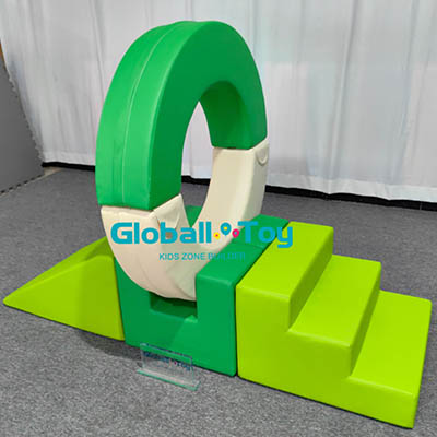 Light green color Soft ring set customized color wood